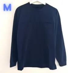ワークマン DRYストレッチ長袖Tシャツ　ネイビー　Mサイズ　メンズのサムネイル