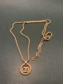 【美品希少デザイン】DIOR 喜平ネックレス チェーン 太め ゴールド Christian Dior クリスチャンディオール ロゴ 喜平 ロング