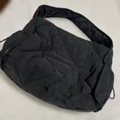 FIRANO ブラック キルティングトートバッグ