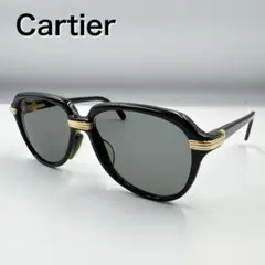 極美品 Cartier サングラス 度なし トリニティ フルリム ヴィンテージ
