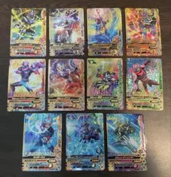 仮面ライダー ガンバライジング SRカードまとめ 箔押し 11枚セット