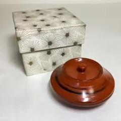 香合 根来 富士 紙箱入 茶道具 古物品のサムネイル