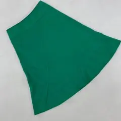 EGOIST スカート フレアスカート グリーン 無地 シンプル 大人 きれい