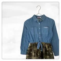 ピンクラテ　女の子　ワンピース　XS