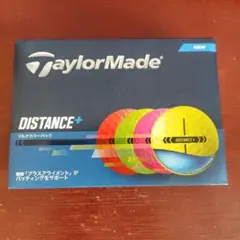 TaylorMade DISTANCE+ ゴルフボール 4色セット