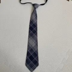 フォーマル用ネクタイ グレー系チェック柄