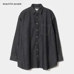 【新品未使用】beautiful people デニムシャツ size:40のサムネイル