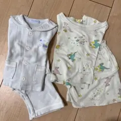 MIKI HOUSE FIRST 他　ベビーパジャマ2点セット　80cmのサムネイル