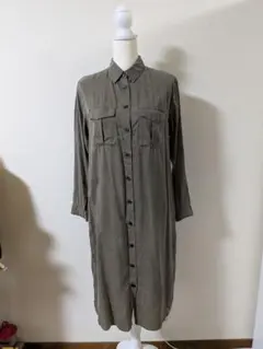 ユニクロ　レディース　シャツワンピース　Мサイズ