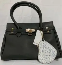 CECIL McBEE　黒　ハンドバッグ