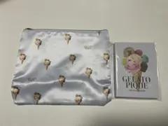 GELATO PIQUE アイスクリーム柄ポーチ メモノート 2点セット