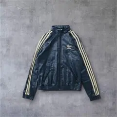 adidas 黒金 トラックジャケット Y2K ジャージ 古着