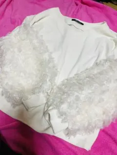 Onewayワンウェイ❤️新品未使用❤️モコモコプードルファートップス❤️秋冬のサムネイル