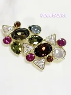 SWAROVSKI マルチカラー クリスタル ブローチのサムネイル