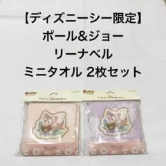 ディズニーシー限定 ポール&ジョー リーナベル ミニタオル 2枚セット