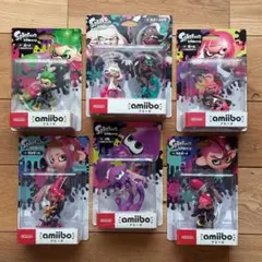 【未開封】スプラトゥーン2　アミーボ6種セット　amiibo