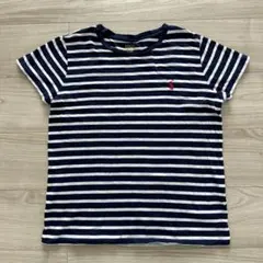 ポロラルフローレン　ボーダー半袖Tシャツ　ネイビー　M