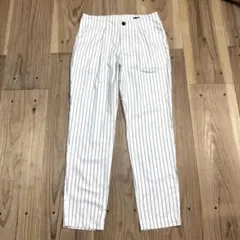 Johnbull ジョンブル テーパードパンツ ストライプパンツ 日本製サイズSのサムネイル