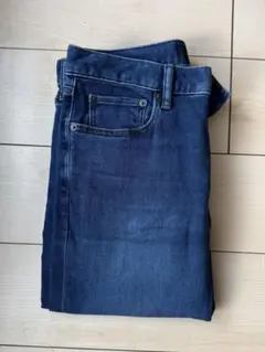 ユニクロ ヒートテックスリムフィットジーンズ 31(79cm) ブルー