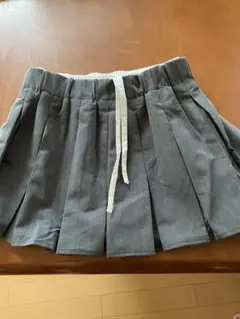 プリーツスカート グレー ミニスカート
