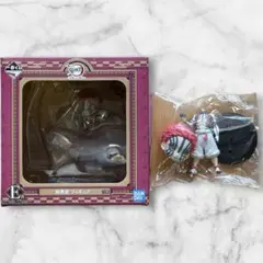 鬼滅の刃 一番くじＥ賞猗窩座 ／Qposket猗窩座フィギュア・2体セット