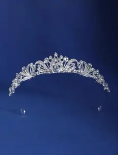 シルバー装飾ティアラ　ウエディング
