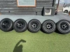 再販　再再販　ランクル70 ホイール　スタッドレス　セット　ジムラインのサムネイル