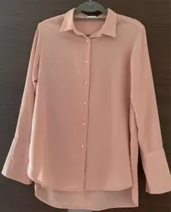GU 長袖シャツ ピンク