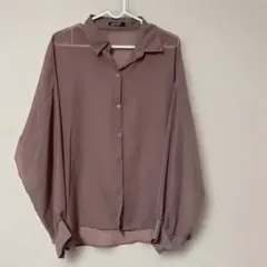 SUREVE シアー 長袖ブラウス くすみピンク M アベイル しまむら