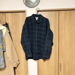 L.L.Bean ネルシャツ XXL ブラックウォッチ　短期出品　人気のサムネイル