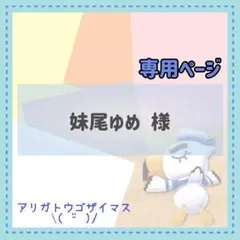 【専用】妹尾ゆめ 様