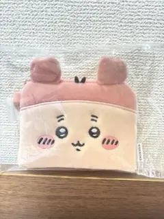 韓国限定 ちいかわ スクエアポーチ 小物入れ 古本屋 カニちゃん