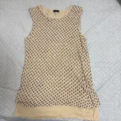 pas de calais ノースリーブ チュニック 総柄のサムネイル
