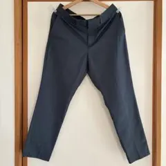 H&M スリムフィット メンズ　ダークグレー スラックス US34R