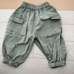 テータテート　カーキ パンツ 80
