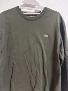 LACOSTE 長袖ポロシャツ オリーブグリーン - メルカリ