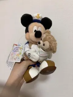 東京ディズニーシー ダッフィー&フレンズ 20周年 ぬいぐるみバッジ