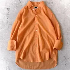 美品 H B&Y ユナイテッドアローズ メンズ日本製 シアーコットン 長袖シャツ