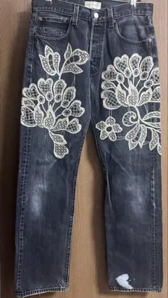 INNOCENCE NYC FLORAL DENIM PANTSのサムネイル