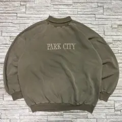 剛*舎様 90s USA製 ヴィンテージスウェット タートルネック PARK C