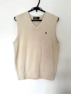 Polo by Ralph Lauren オフホワイト ベスト Lサイズ