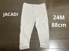 jacadi ニットパンツ　レギンス　スカラップ　24m 88cm