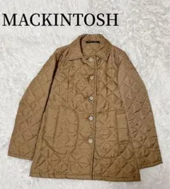 MACKINTOSH キルティングジャケット　アウター　ロゴボタン　ベージュ