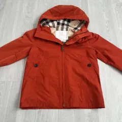 BURBERRY CHILDREN フード付きオレンジジャケット