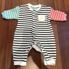 BREEZE ストライプロンパース サイズ70