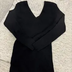 リブニット　ワンピースのサムネイル