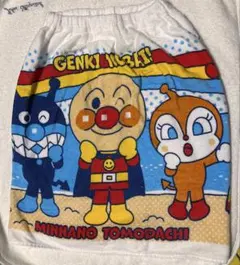 それいけアンパンマン バスタオル 当時物 全体に毛羽たちと経年劣化が