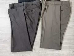 UNIQLO メンズ スラックス ２本セット　 79cmのサムネイル