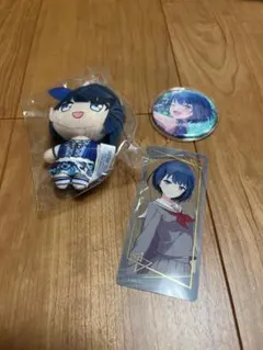 プロセカ 桐谷遥 ぬいぐるみ・缶バッジ・カードセット
