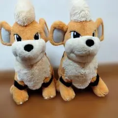 ポケモン おすわりぬいぐるみ ガーディ ポケモンセンター - メルカリ